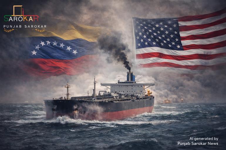 ਅਮਰੀਕਾ–ਵੇਨੇਜ਼ੂਏਲਾ ਟਕਰਾਅ: ਤੇਲ ਟੈਂਕਰ ਜ਼ਬਤੀ ਨਾਲ ਵਧਿਆ ਗਲੋਬਲ ਊਰਜਾ ਤਣਾਅ