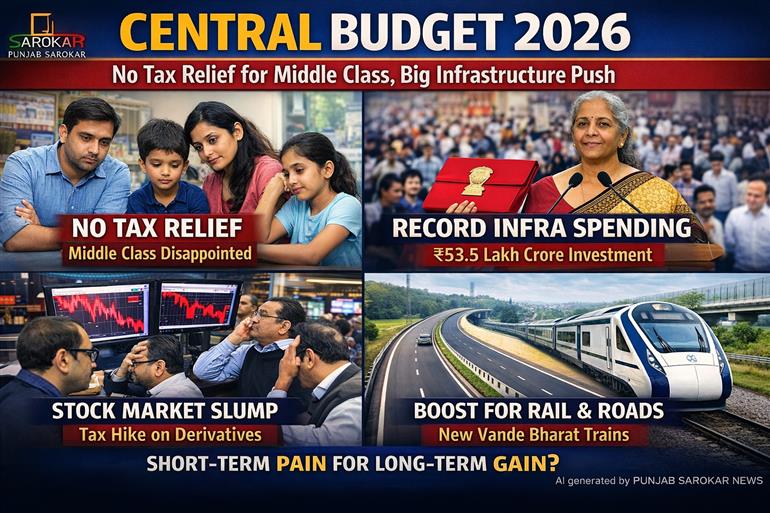 ਕੇਂਦਰੀ ਬਜਟ 2026: ਆਮ ਆਦਮੀ ਲਈ ਅੱਜ ਕੀ ਬਦਲਿਆ? ਵੱਡੀ ਤਸਵੀਰ ‘ਚ ਦੇਸ਼ ਕਿੱਥੇ ਜਾ ਰਿਹਾ ਹੈ