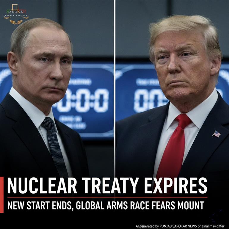 ਨਿਊ ਸਟਾਰਟ ਦੇ ਖ਼ਤਮ ਹੋਣ ਨਾਲ ਖੁੱਲ੍ਹੀ ਪਰਮਾਣੂ ਦੌੜ ਦਾ ਖ਼ਤਰਾ