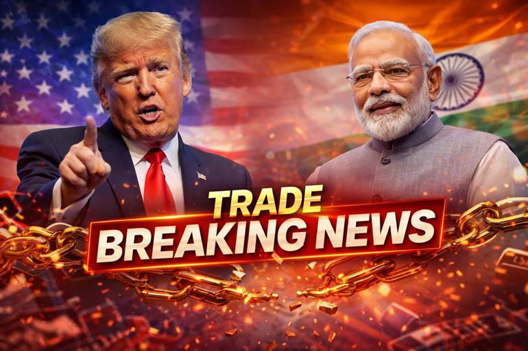 ਟਰੰਪ ਨੇ ਭਾਰਤ ‘ਤੇ ਲਗਾਇਆ ਵਾਧੂ 25% ਟੈਰਿਫ ਹਟਾਇਆ, ਭਾਰਤ-ਅਮਰੀਕਾ ਵਪਾਰ ਸਮਝੌਤੇ ਨੂੰ ਮਿਲਿਆ ਹੁਲਾਰਾ