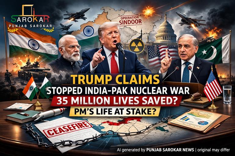 ਟਰੰਪ ਦਾ SOTU 2026: “35 ਮਿਲੀਅਨ ਜ਼ਿੰਦਗੀਆਂ” ਤੇ “ਆਪਰੇਸ਼ਨ ਸਿੰਦੂਰ” ਦਾ ਦਾਅਵਾ – ਸੱਚ ਕੀ ਹੈ?