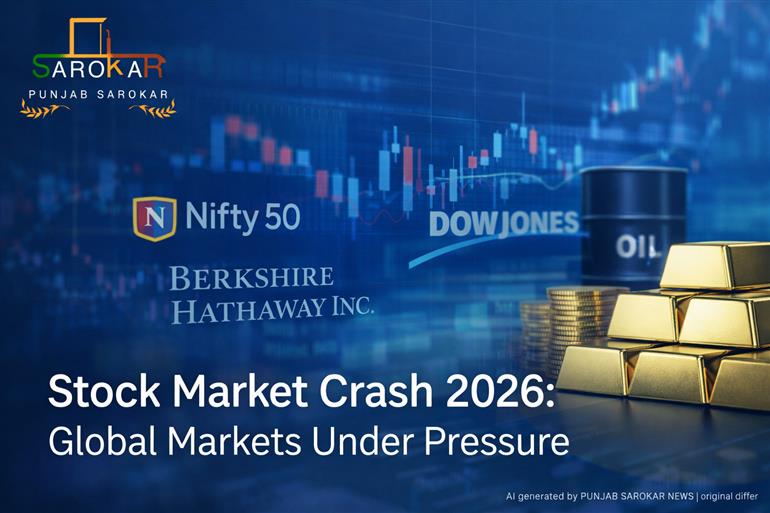 ਸੋਨੇ ਦੀ ਕੀਮਤ $5,200 ਪ੍ਰਤੀ ਔਂਸ ਤੋਂ ਉੱਪਰ ਦਰਜ ਕੀਤੀ ਗਈ। ਕਰੂਡ ਆਇਲ ਵਿੱਚ ਵੀ ਤੇਜ਼ੀ ਦੇ ਸੰਕੇਤ ਹਨ। ਮਿਡਲ ਈਸਟ ਸਪਲਾਈ ਰਿਸਕ ਕਾਰਨ ਕੀਮਤਾਂ ਸੰਵੇਦਨਸ਼ੀਲ ਰਹਿੰਦੀਆਂ ਹਨ। ਡਿਫੈਂਸਿਵ ਸੈਕਟਰਾਂ ਜਿਵੇਂ ਯੂਟਿਲਿਟੀਜ਼ ਅਤੇ ਊਰਜਾ ਵਿੱਚ ਖਰੀਦਦਾਰੀ ਵਧੀ। ⸻ ਏਆਈ ਸੈਕਟਰ ਵਿੱਚ ਹਲਚਲ Nvidia ਦੇ ਸ਼ੇਅਰ ਲਗਭਗ 4% ਘਟੇ। ਏਆਈ ਸਟਾਕਾਂ ਵਿੱਚ ਪਿਛਲੇ ਸਾਲਾਂ ਦੀ ਤੇਜ਼ ਰੈਲੀ ਤੋਂ ਬਾਅਦ ਮੁਨਾਫ਼ਾ ਵਸੂਲੀ ਦੇ ਸੰਕੇਤ ਹਨ। ਮਾਰਕੀਟ ਹਿੱਸੇਦਾਰ ਕਹਿੰਦੇ ਹਨ ਕਿ ਅਗਲੇ ਕਵਾਰਟਰ ਦੇ ਨਤੀਜੇ ਦਿਸ਼ਾ ਨਿਰਧਾਰਿਤ ਕਰਨਗੇ। ⸻ ਭਾਰਤੀ ਪੱਖ ਫਰਵਰੀ ਵਿੱਚ ਵਿਦੇਸ਼ੀ ਪੋਰਟਫੋਲਿਓ ਨਿਵੇਸ਼ ₹22,615 ਕਰੋੜ ਤੱਕ ਪਹੁੰਚੇ। ਕੁਝ ਪੈੱਨੀ ਸਟਾਕਾਂ ਵਿੱਚ 50% ਤੋਂ ਵੱਧ ਗਿਰਾਵਟ ਵੀ ਦਰਜ ਕੀਤੀ ਗਈ। ਆਉਣ ਵਾਲੇ ਆਈਪੀਓਜ਼ ਅਤੇ ਬਜਟ ਸੈਸ਼ਨ ਮਾਰਕੀਟ ਸੈਂਟੀਮੈਂਟ ਨੂੰ ਪ੍ਰਭਾਵਿਤ ਕਰ ਸਕਦੇ ਹਨ। ⸻ ਵਿਸ਼ਲੇਸ਼ਣ ਮਾਰਕੀਟ ਵਿਸ਼ਲੇਸ਼ਕ ਕਹਿੰਦੇ ਹਨ ਕਿ 2026 ਵਿੱਚ ਰੋਟੇਸ਼ਨ ਦਾ ਦੌਰ ਚੱਲ ਰਿਹਾ ਹੈ। ਵੱਡੇ ਕੈਪਾਂ ਵਿੱਚ ਸਥਿਰਤਾ ਹੈ, ਪਰ ਉੱਚ ਵੈਲੂਏਸ਼ਨ ਵਾਲੇ ਸੈਕਟਰਾਂ ਵਿੱਚ ਜੋਖਮ ਵਧਿਆ ਹੈ। ਜਿਓਪੋਲੀਟੀਕਲ ਵਿਕਾਸ ਨੇੜਲੇ ਸਮੇਂ ਵਿੱਚ ਦਿਸ਼ਾ ਤੈਅ ਕਰਨਗੇ। ਨਿਵੇਸ਼ਕਾਂ ਨੂੰ ਅਸਥਿਰਤਾ ਲਈ ਤਿਆਰ ਰਹਿਣ ਦੀ ਸਲਾਹ ਦਿੱਤੀ ਜਾ ਰਹੀ ਹੈ।