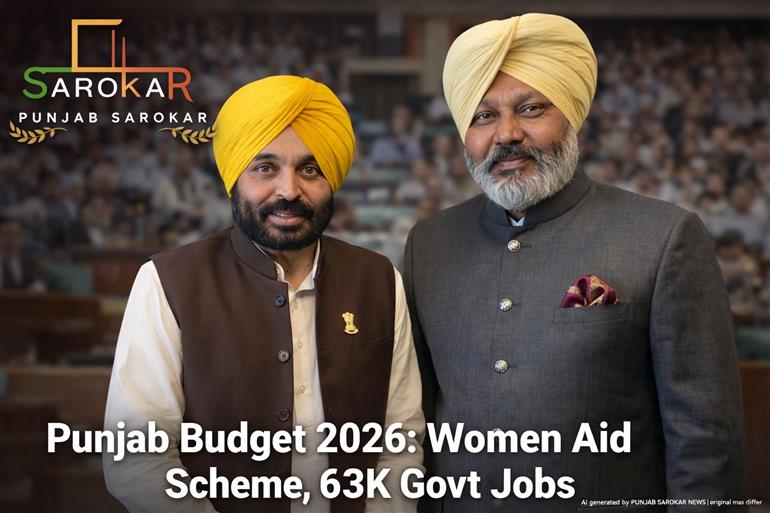 ਮੁੱਖ ਮੰਤਰੀ ਭਗਵੰਤ ਮਾਨ ਨੇ ਕਿਹਾ— ‘ਮੁੱਖ ਮੰਤਰੀ ਮਾਵਾਂ-ਧੀਆਂ ਸਤਿਕਾਰ ਯੋਜਨਾ’ ਨਾਲ 97% ਬਾਲਗ ਔਰਤਾਂ ਨੂੰ ਲਾਭ; ਮਿਸ਼ਨ ਰੋਜ਼ਗਾਰ ਤਹਿਤ ਮੈਰਿਟ ਦੇ ਆਧਾਰ ’ਤੇ ਭਰਤੀਆਂ