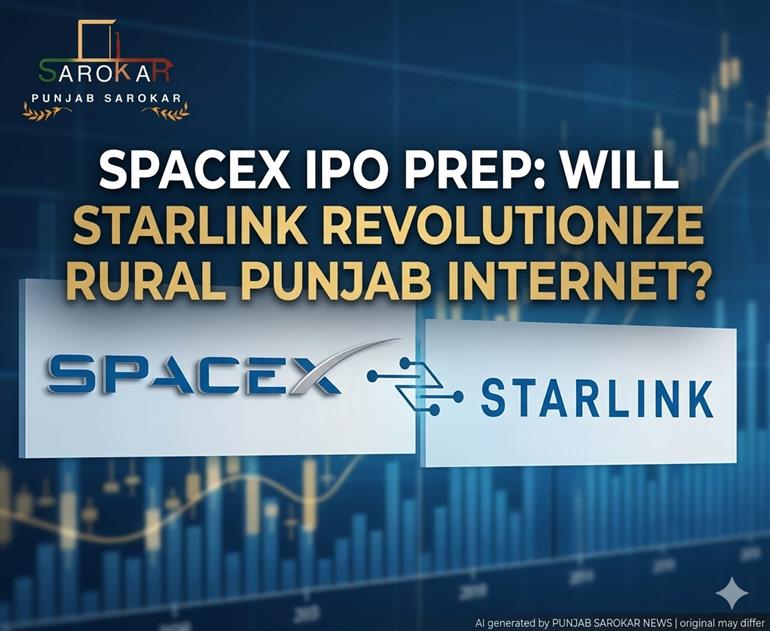 Elon Musk ਦੀ SpaceX IPO ਦੀ ਤਿਆਰੀ — ਕੀ Starlink ਪੰਜਾਬ ਦੇ ਪਿੰਡਾਂ ‘ਚ ਇੰਟਰਨੈੱਟ ਕ੍ਰਾਂਤੀ ਲਿਆਵੇਗਾ?