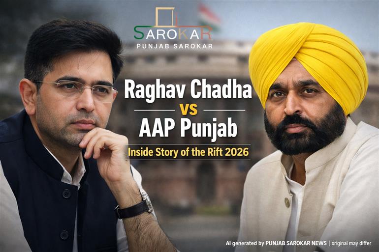 ਆਪ ਦੀ 'ਅੰਦਰੂਨੀ ਜੰਗ': ਰਾਘਵ ਚੱਢਾ ਬਨਾਮ ਪੰਜਾਬ ਯੂਨਿਟ; ਕੀ ਇਹ ਸਿਰਫ਼ ਬਿਆਨਬਾਜ਼ੀ ਹੈ ਜਾਂ ਕਿਸੇ ਵੱਡੇ ਧਮਾਕੇ ਦੀ ਤਿਆਰੀ?