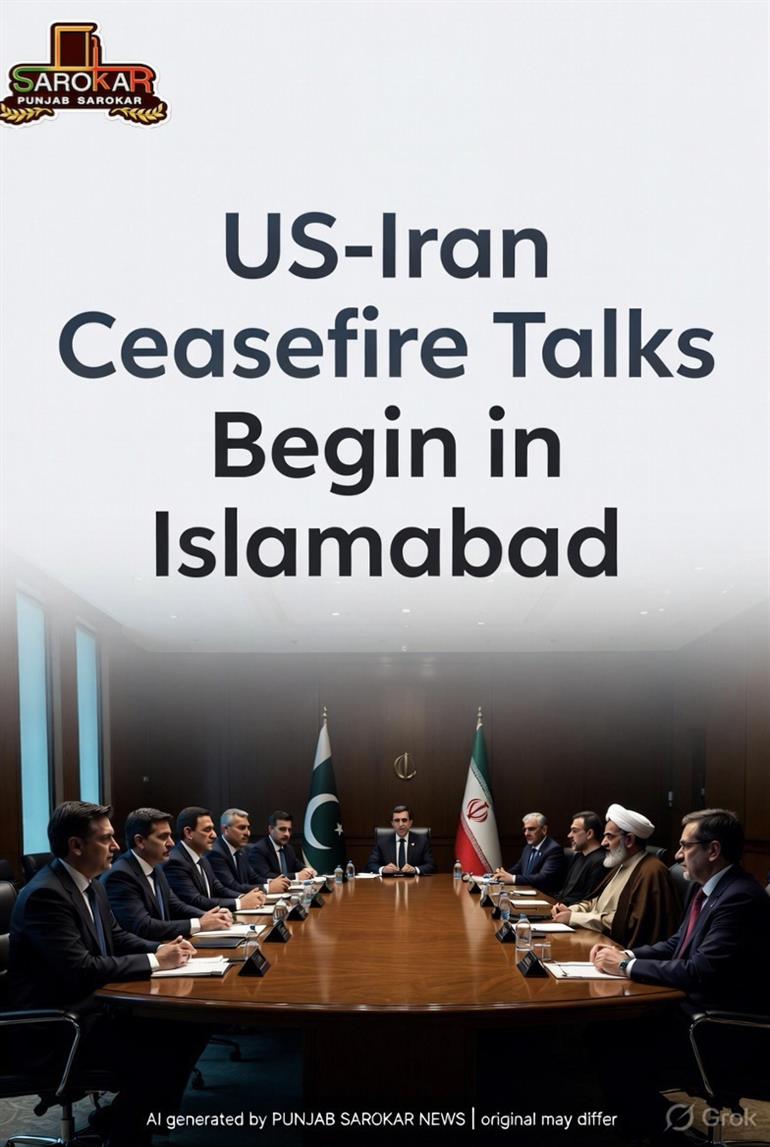 ਅਮਰੀਕਾ-ਈਰਾਨ ਸ਼ਾਂਤੀ ਗੱਲਬਾਤ: ਇਸਲਾਮਾਬਾਦ ਵਿੱਚ ਉੱਚ ਤਣਾਅ ਵਾਲੀਆਂ ਬੈਠਕਾਂ ਸ਼ੁਰੂ