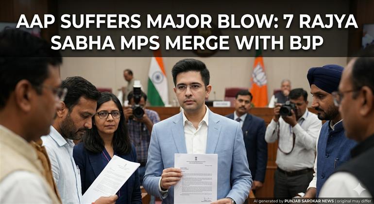 ਰਾਜਸੀ ਸ਼ਤਰੰਜ ਦੀਆਂ ਚਾਲਾਂ: ‘ਆਪ’ ਦੇ ਕਿਲ੍ਹੇ ’ਚ ਸੰਨ੍ਹ, ਸੱਤ ਸਾਰਥੀ ਭਾਜਪਾ ਦੇ ਵਿਹੜੇ