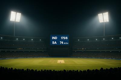 Hardik Pandya’s Blitz, India Bowl Out South Africa for 74 — Hosts Crush Proteas by 101 Runs in T20I Opener