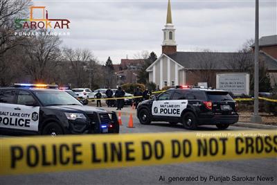 ਅਮਰੀਕਾ ਦੇ ਸਾਲਟ ਲੇਕ ਸਿਟੀ ‘ਚ ਚਰਚ ਕੈਂਪਸ ਬਾਹਰ ਗੋਲੀਬਾਰੀ, 2 ਮੌਤਾਂ; ਅੰਤਿਮ ਸੰਸਕਾਰ ਦੌਰਾਨ ਹੋਇਆ ਝਗੜਾ
