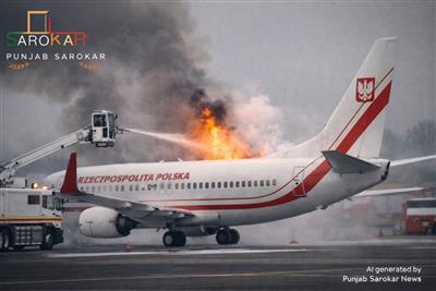 ਪੋਲੈਂਡ ਦੇ ਰਾਸ਼ਟਰਪਤੀ ਦੇ ਜਹਾਜ਼ ਨਾਲ ਡੀ-ਆਇਸਿੰਗ ਦੌਰਾਨ ਅੱਗ: ਹਵਾਈ ਸੁਰੱਖਿਆ ਜਾਂਚ ਸ਼ੁਰੂ