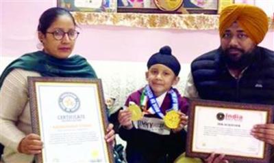 ਗੁਰਦਾਸਪੁਰ ਦੇ 7 ਸਾਲਾ ਕਰਮਨਬੀਰ ਸਿੰਘ ਨੇ 195 ਦੇਸ਼ਾਂ ਦੇ ਨਾਮ ਯਾਦਦਾਸ਼ਤ ਨਾਲ ਸੁਣਾਕੇ ਇਤਿਹਾਸ ਰਚਿਆ