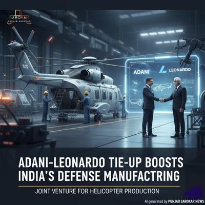 ਅਡਾਨੀ-ਲਿਓਨਾਰਡੋ ਸਾਂਝੇਦਾਰੀ: ਭਾਰਤੀ ਫ਼ੌਜ ਦੀਆਂ ਹੈਲੀਕਾਪਟਰ ਲੋੜਾਂ ਨੂੰ ਮਿਲੇਗਾ ਹੁਲਾਰਾ, 'ਮੇਕ ਇਨ ਇੰਡੀਆ' ਦੀ ਵਧੇਗੀ ਤਾਕਤ