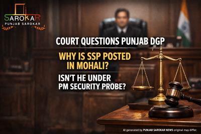 ਹਾਈ ਕੋਰਟ ਨੇ ਡੀਜੀਪੀ ਤੋਂ ਪੁੱਛਿਆ: ਪ੍ਰਧਾਨ ਮੰਤਰੀ ਦੀ ਸੁਰੱਖਿਆ ‘ਚ ਕੁਤਾਹੀ ਦੀ ਜਾਂਚ ਦਾ ਸਾਹਮਣਾ ਕਰ ਰਹੇ ਐਸਐਸਪੀ ਨੂੰ ਮੋਹਾਲੀ ਕਿਉਂ?