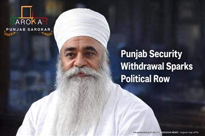 ਪੰਜਾਬ ਵਿੱਚ ਸੁਰੱਖਿਆ ਵਾਪਸੀ ਦਾ ਮਾਮਲਾ: ਧਾਰਮਿਕ ਅਗੂਆਂ ਅਤੇ ਕਲਾਕਾਰਾਂ ਤੋਂ ਕਵਰ ਹਟਾਉਣ ’ਤੇ ਸਿਆਸੀ ਤੂਫ਼ਾਨ