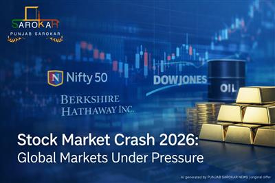 ਸੋਨੇ ਦੀ ਕੀਮਤ $5,200 ਪ੍ਰਤੀ ਔਂਸ ਤੋਂ ਉੱਪਰ ਦਰਜ ਕੀਤੀ ਗਈ।  ਕਰੂਡ ਆਇਲ ਵਿੱਚ ਵੀ ਤੇਜ਼ੀ ਦੇ ਸੰਕੇਤ ਹਨ। ਮਿਡਲ ਈਸਟ ਸਪਲਾਈ ਰਿਸਕ ਕਾਰਨ ਕੀਮਤਾਂ ਸੰਵੇਦਨਸ਼ੀਲ ਰਹਿੰਦੀਆਂ ਹਨ।  ਡਿਫੈਂਸਿਵ ਸੈਕਟਰਾਂ ਜਿਵੇਂ ਯੂਟਿਲਿਟੀਜ਼ ਅਤੇ ਊਰਜਾ ਵਿੱਚ ਖਰੀਦਦਾਰੀ ਵਧੀ।  ⸻  ਏਆਈ ਸੈਕਟਰ ਵਿੱਚ ਹਲਚਲ  Nvidia ਦੇ ਸ਼ੇਅਰ ਲਗਭਗ 4% ਘਟੇ।  ਏਆਈ ਸਟਾਕਾਂ ਵਿੱਚ ਪਿਛਲੇ ਸਾਲਾਂ ਦੀ ਤੇਜ਼ ਰੈਲੀ ਤੋਂ ਬਾਅਦ ਮੁਨਾਫ਼ਾ ਵਸੂਲੀ ਦੇ ਸੰਕੇਤ ਹਨ।  ਮਾਰਕੀਟ ਹਿੱਸੇਦਾਰ ਕਹਿੰਦੇ ਹਨ ਕਿ ਅਗਲੇ ਕਵਾਰਟਰ ਦੇ ਨਤੀਜੇ ਦਿਸ਼ਾ ਨਿਰਧਾਰਿਤ ਕਰਨਗੇ।  ⸻  ਭਾਰਤੀ ਪੱਖ  ਫਰਵਰੀ ਵਿੱਚ ਵਿਦੇਸ਼ੀ ਪੋਰਟਫੋਲਿਓ ਨਿਵੇਸ਼ ₹22,615 ਕਰੋੜ ਤੱਕ ਪਹੁੰਚੇ।  ਕੁਝ ਪੈੱਨੀ ਸਟਾਕਾਂ ਵਿੱਚ 50% ਤੋਂ ਵੱਧ ਗਿਰਾਵਟ ਵੀ ਦਰਜ ਕੀਤੀ ਗਈ।  ਆਉਣ ਵਾਲੇ ਆਈਪੀਓਜ਼ ਅਤੇ ਬਜਟ ਸੈਸ਼ਨ ਮਾਰਕੀਟ ਸੈਂਟੀਮੈਂਟ ਨੂੰ ਪ੍ਰਭਾਵਿਤ ਕਰ ਸਕਦੇ ਹਨ।  ⸻  ਵਿਸ਼ਲੇਸ਼ਣ  ਮਾਰਕੀਟ ਵਿਸ਼ਲੇਸ਼ਕ ਕਹਿੰਦੇ ਹਨ ਕਿ 2026 ਵਿੱਚ ਰੋਟੇਸ਼ਨ ਦਾ ਦੌਰ ਚੱਲ ਰਿਹਾ ਹੈ। ਵੱਡੇ ਕੈਪਾਂ ਵਿੱਚ ਸਥਿਰਤਾ ਹੈ, ਪਰ ਉੱਚ ਵੈਲੂਏਸ਼ਨ ਵਾਲੇ ਸੈਕਟਰਾਂ ਵਿੱਚ ਜੋਖਮ ਵਧਿਆ ਹੈ।  ਜਿਓਪੋਲੀਟੀਕਲ ਵਿਕਾਸ ਨੇੜਲੇ ਸਮੇਂ ਵਿੱਚ ਦਿਸ਼ਾ ਤੈਅ ਕਰਨਗੇ।  ਨਿਵੇਸ਼ਕਾਂ ਨੂੰ ਅਸਥਿਰਤਾ ਲਈ ਤਿਆਰ ਰਹਿਣ ਦੀ ਸਲਾਹ ਦਿੱਤੀ ਜਾ ਰਹੀ ਹੈ।