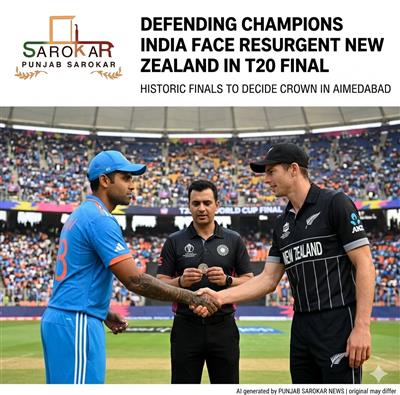 🏏 ਭਾਰਤ vs ਨਿਊਜ਼ੀਲੈਂਡ: T20 ਵਰਲਡ ਕਪ 2026 ਫਾਈਨਲ ਦਾ ਮਹਾਸੰਗਰਾਮ