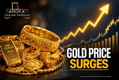 ਸੋਨੇ ਦੀਆਂ ਕੀਮਤਾਂ ਵਿੱਚ 3% ਦਾ ਉਛਾਲ : ਵਿਸ਼ਵ ਬਾਜ਼ਾਰਾਂ ਵਿੱਚ ਭਾਰੀ ਉਥਲ-ਪੁਥਲ, ਤੇਲ ਦੀਆਂ ਕੀਮਤਾਂ ਅਤੇ ਜੰਗੀ ਤਣਾਅ ਕਾਰਨ ਨਿਵੇਸ਼ਕਾਂ ਵਿੱਚ ਸਹਿਮ