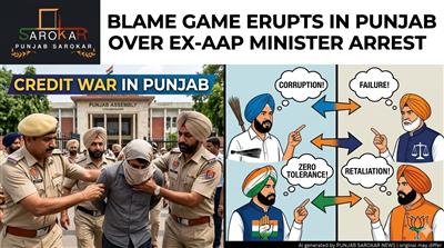 ਪੰਜਾਬ ਵਿੱਚ ਸਿਆਸੀ ‘ਕ੍ਰੈਡਿਟ ਵਾਰ’: ਸਾਬਕਾ 'ਆਪ' ਮੰਤਰੀ ਦੀ ਗ੍ਰਿਫਤਾਰੀ 'ਤੇ ਨੈਸ਼ਨਲ ਪੱਧਰ 'ਤੇ ਭਿੜੀਆਂ ਪਾਰਟੀਆਂ