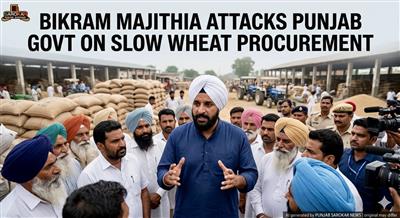 ਮੰਡੀਆਂ ਦੀ ‘ਮੌਤ’ ਦਾ ਮੰਜ਼ਰ: ਮਜੀਠੀਆ ਨੇ ‘ਆਪ’ ਸਰਕਾਰ ਦੀ ‘ਸੁਸਤ’ ਨੀਅਤ ਨੂੰ ਲਲਕਾਰਿਆ