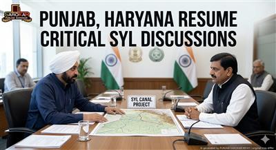 SYL ਦਾ ਜਿੰਨ ਫਿਰ ਬੋਤਲੋਂ ਬਾਹਰ: ਕੀ ਪੰਜਾਬ-ਹਰਿਆਣਾ 'ਚ ਬਣੇਗੀ ਸਹਿਮਤੀ?