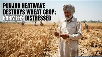 ਪੰਜਾਬ ਦੀ ਕਿਸਾਨੀ ’ਤੇ ਕੁਦਰਤ ਦਾ ਕਹਿਰ: ਤਪਦੀਆਂ ਲੂਆਂ ਨੇ ਮੁਰਝਾਏ ਅੰਨਦਾਤੇ ਦੇ ਸੁਪਨੇ