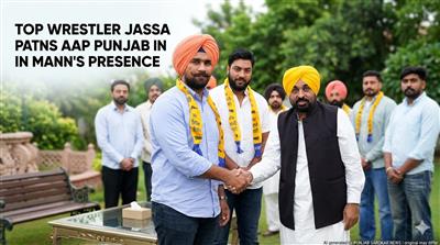 ਖੇਡ ਮੈਦਾਨ ਤੋਂ ਸਿਆਸੀ ਅਖਾੜੇ ਤੱਕ: ਮਸ਼ਹੂਰ ਪਹਿਲਵਾਨ ਜੱਸਾ ਪੱਟੀ ਸਾਥੀਆਂ ਸਮੇਤ 'ਆਪ' ਵਿੱਚ ਸ਼ਾਮਲ